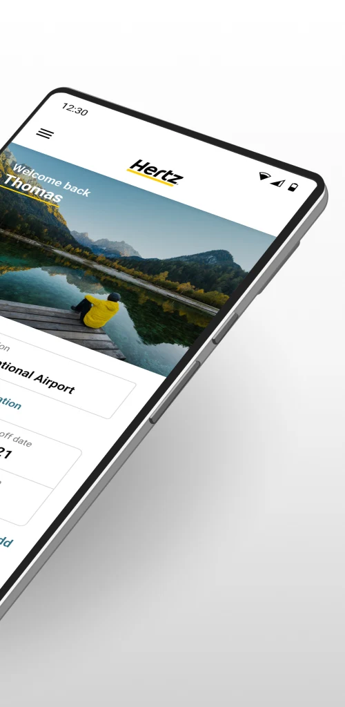 Hertz Rent-a-Car screenshot
